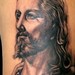 Tattoos - jesus blk n grey - 41444